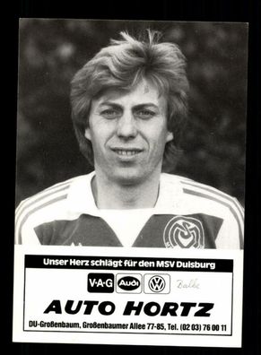 Helmut Balke Autogrammkarte MSV Duisburg 1983-84 + A 219186