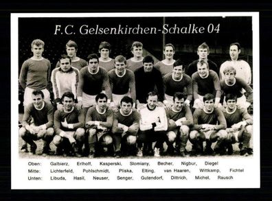 FC Schalke 04 Mannschaftskarte 1968-69 + 2