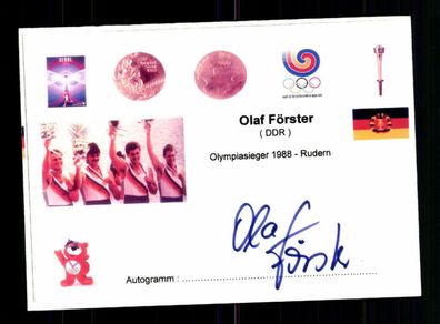 Olaf Förster Foto Original Signiert Rudern + A 219745
