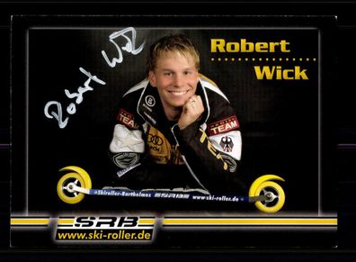 Robert Wick Autogrammkarte Original Signiert Schießen + A 219783