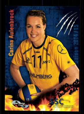 Carina Aulenbrock Schweriner SC 2014-15 Original Signiert Volleyball + A 219900