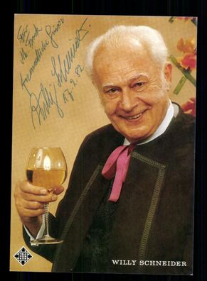 Willy Schneider Autogrammkarte Original Signiert + M 171
