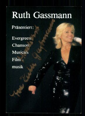 Ruth Gassmann Autogrammkarte Original Signiert + M 362