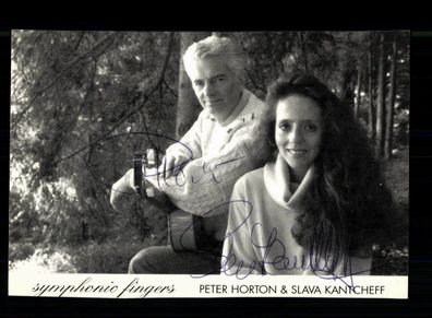 Peter Horton und Slava Kantcheff Autogrammkarte Original Signiert + M 531