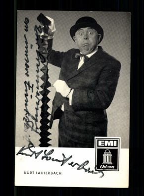 Kurt Lauterbach Autogrammkarte Original Signiert + M 537