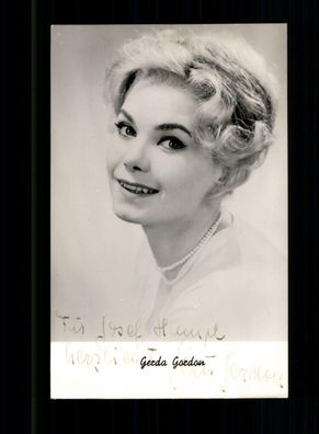 Gerda Gordon Autogrammkarte Original Signiert + M 555