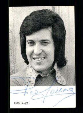 Rico Lanza Autogrammkarte Original Signiert + M 563