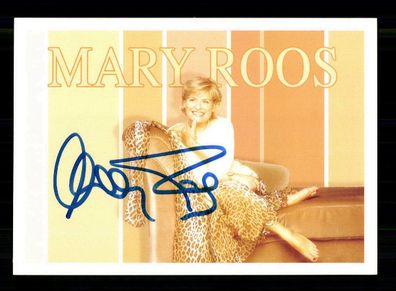 Mary Roos Autogrammkarte Original Signiert + M 965