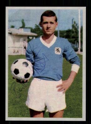 Ludwig Bründl Autogrammkarte TSV 1860 München Spieler 60er Jahre Original Sign