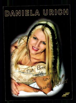 Daniela Urich Autogrammkarte Original Signiert + M 1273