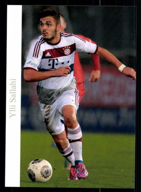 Ylli Sallahi Autogrammkarte Bayern München II 2014-15