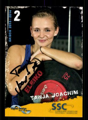 Tanja Joachim Schweriner SC 2013-14 Original Signiert Volleyball + A 219874