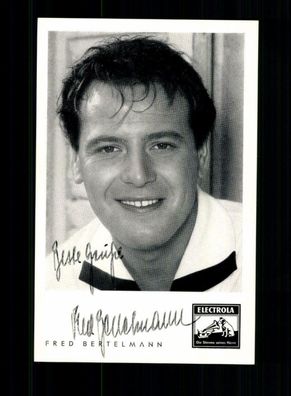 Fred Bertelmann Autogrammkarte Original Signiert + M 81