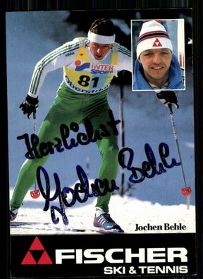 Jochen Behle Autogrammkarte Original Signiert Ski Langlauf + 96267 + A 66231