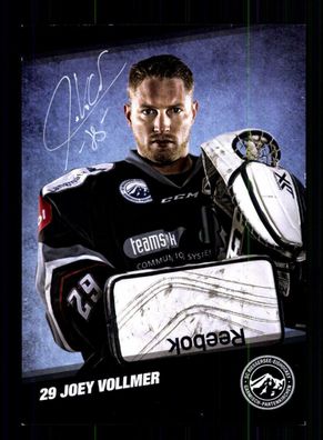 Joey Vollmer SC Riessersee 2015-16 Autogrammkartel Eishockey + A 165304