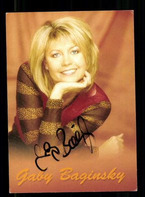 Gaby Baginsky Autogrammkarte Original Signiert + M 1265