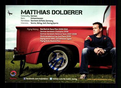 Matthias Dolderer Autogrammkarte Original Signiert Ballonfahrer + A 219665