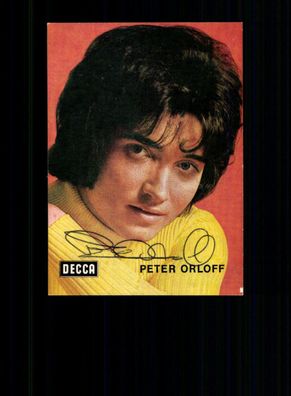Peter Orloff Autogrammkarte Original Signiert + M 61