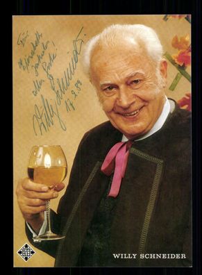 Willy Schneider Autogrammkarte Original Signiert + M 172