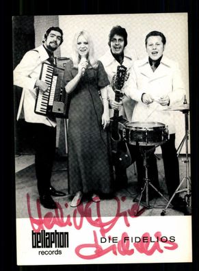 Die Fidelios Autogrammkarte Original Signiert + M 582