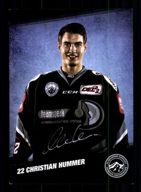 Christian Hummer SC Riessersee 2015-16 Autogrammkarte Eishockey + A 165298