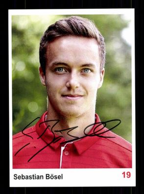 Sebastian Bösel Autogrammkarte Bayern München II 2016-17 Original Signiert