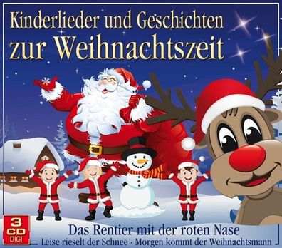 Kinderlieder und Geschichten zur Weihnachtszeit (CDs) Rentier Christmas Santa