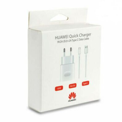 Original Huawei Schnell Ladekabel Ladegerät Netzteil USB-C P10 P20 Plus Nova Pro