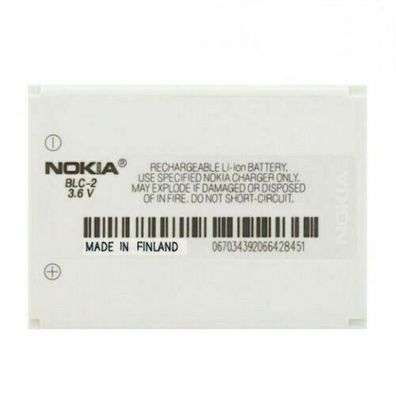 Original Nokia Akku BLC-2 für 3310 3330 3510 3410 3510i 5510 6810 6650 6800 Accu