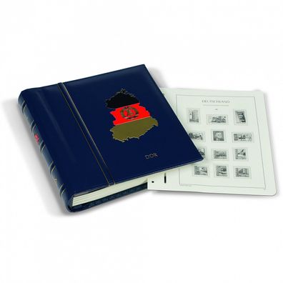 Leuchtturm SF-Vordruckalbum “DDR 1980-1990 blau" (311694)