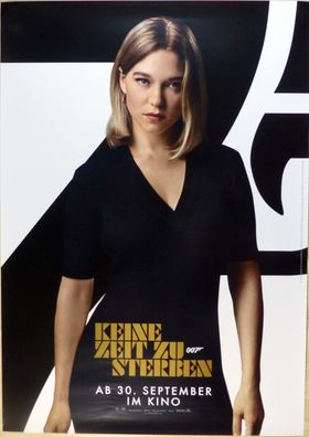 James Bond 007: Keine Zeit zu sterben - Orig Kinoplakat A1 - Léa Seydoux - Filmposter