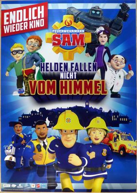 Feuerwehrmann Sam - Helden fallen nicht vom Himmel-Original Kinoplakat A1- Filmposter