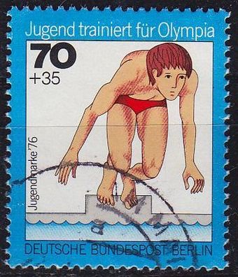 Germany BERLIN [1976] MiNr 0520 ( O/ used ) Sport