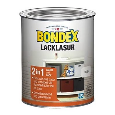 Bondex Lacklasur weiss 0,375l