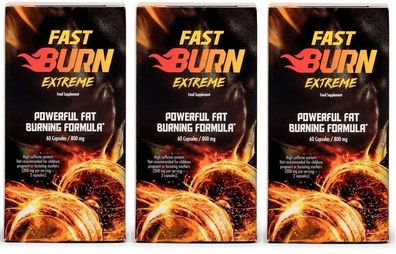 Fast Burn Extreme * NEU U. OVP* 3x60 Kapseln - Blitzversand - Dreierpack