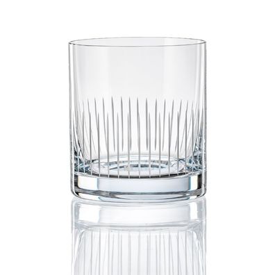 Whiskygläser Wasserglas Barline Kristallglas matt geschliffen 280 ml 4er Set