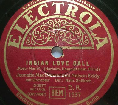 Nelson EDDY & Jeanette MacDONALD "Indian Love Call / Ah! Sweet Mystery Of Life"