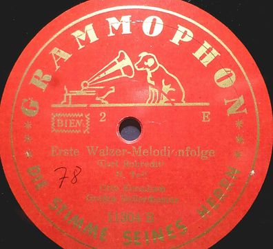 Otto Kermbach "Erste Walzer-Melodienfolge - Teil I & II" Grammophon 1939 78rpm