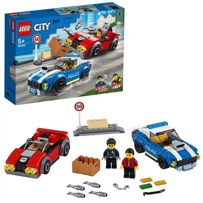 Festnahme auf der Autobahn | Polizei Verfolgungsjagd | LEGO City | Bausatz 60242