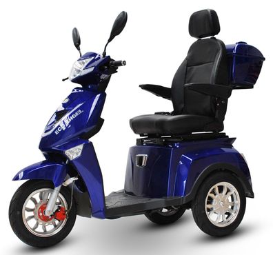 Elektromobil Seniorenmobil E-Roller ECO ENGEL 504 Blau, 25 km/ h 1000 Watt Motor