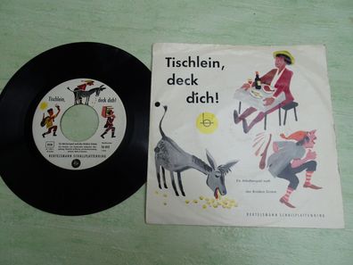 7" Single Bertelsmann 56012 Tischlein deck dich Brüder Grimm Waltraut Villaret