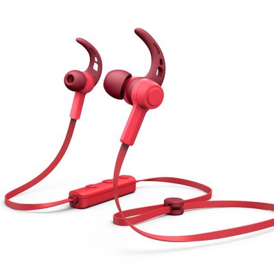 Hama Sport BT Kopfhörer Bluetooth Headset Ohrbügel mit Mikrofon Fernbedienung