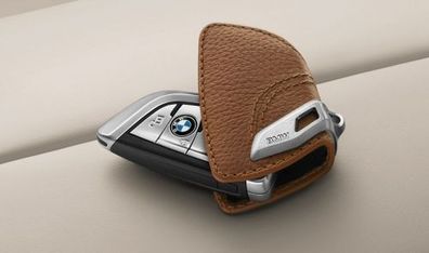 BMW Schlüsseletui sattelbraun