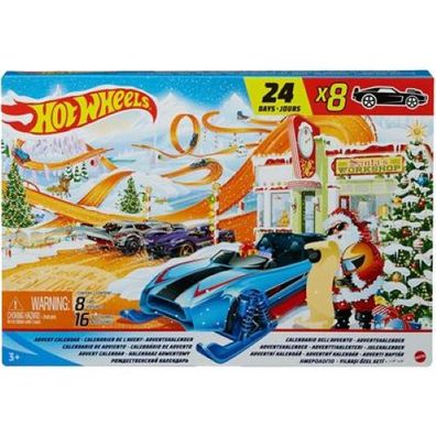 Mattel Hot Wheels Adventskalender Sammelfigur Set Spielfigur Spiel Weihnachten