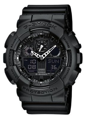 G-Shock Uhr GA-100-1A1ER schwarz Casio Armbanduhr