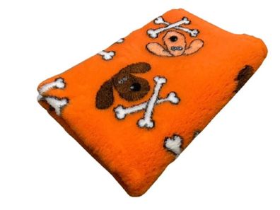 Vet Bed Hundedecke Hundebett Schlafplatz 150 x 100 cm orange 3farbig