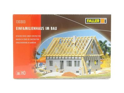 Modellbahn Modellbau Einfamilienhaus im Bau, Faller H0 130303 neu OVP
