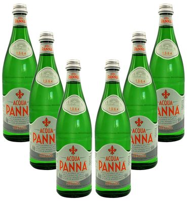 Acqua Panna 6er Set Stilles / Natürliches Wasser 6x 0,75l inkl. Pfand Mehrweg