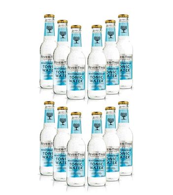 Fever Tree Mediterranean Tonic Water Set - 12er Set 200ml inkl. Pfand Mehrweg