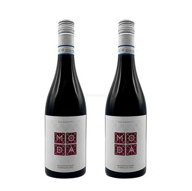 Talamonti Moda - 2er Set Rotwein 0,75L (13% Vol) - Montepulciano DAbruzzo DOC -